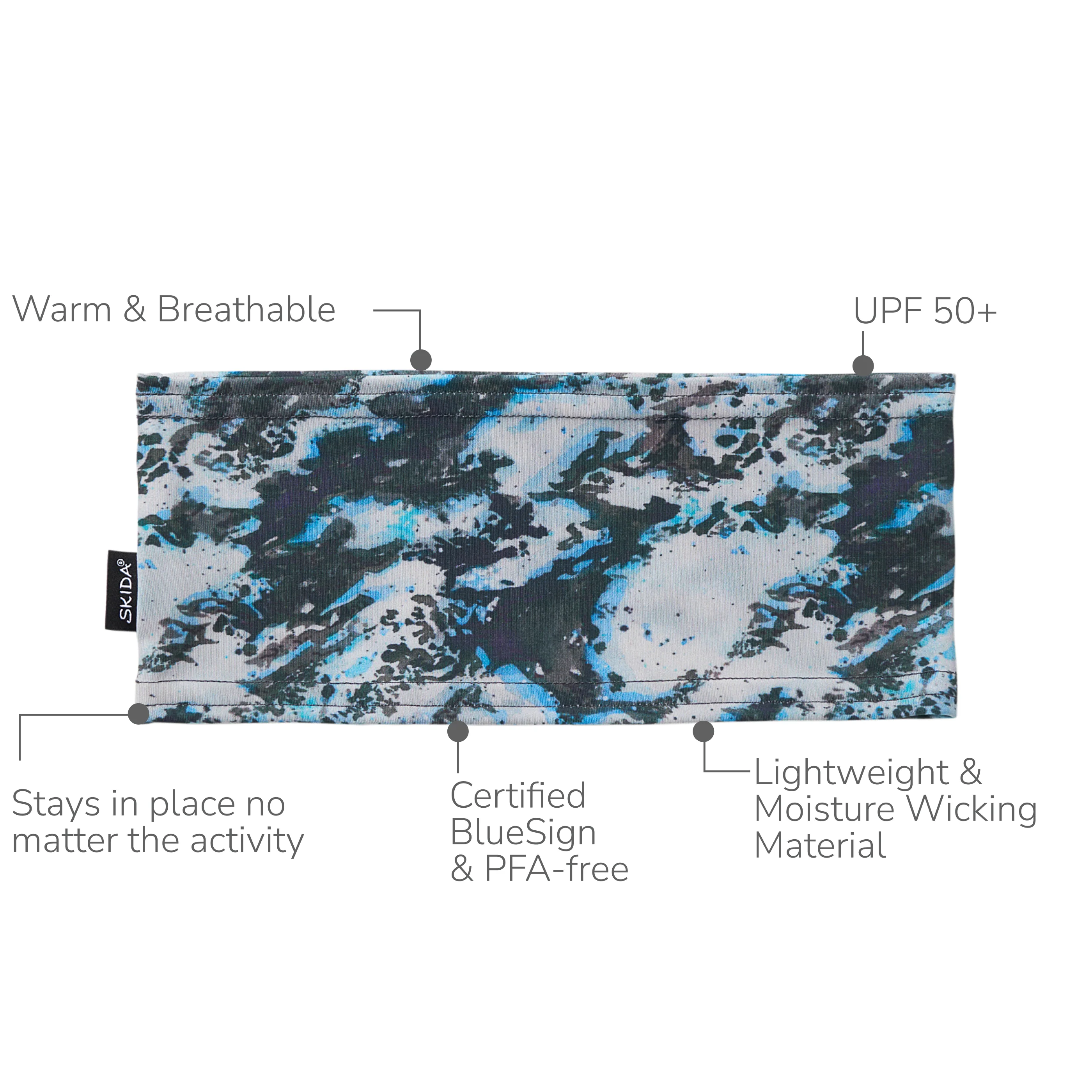 Granite Camo | Pursuit Performance Headband - Image 4