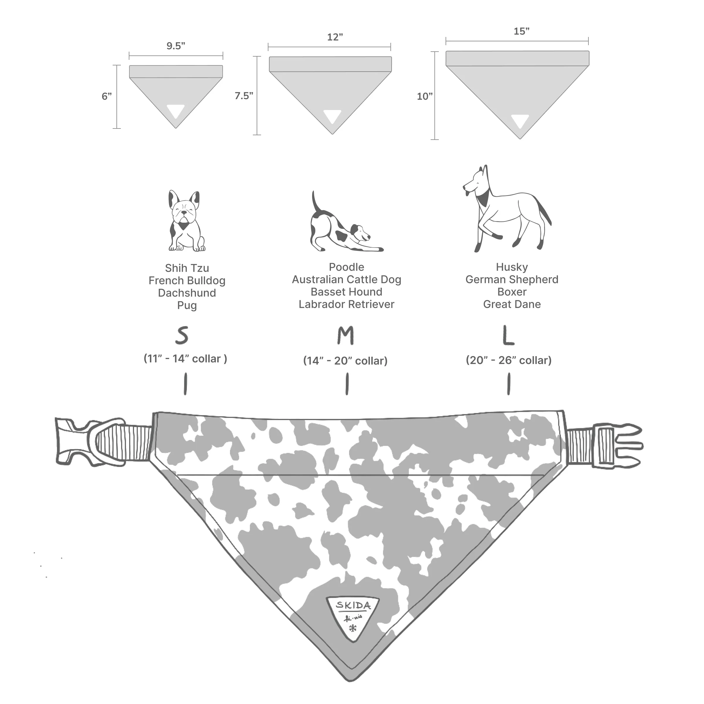 Neon Waves | Dog Bandana - Image 5