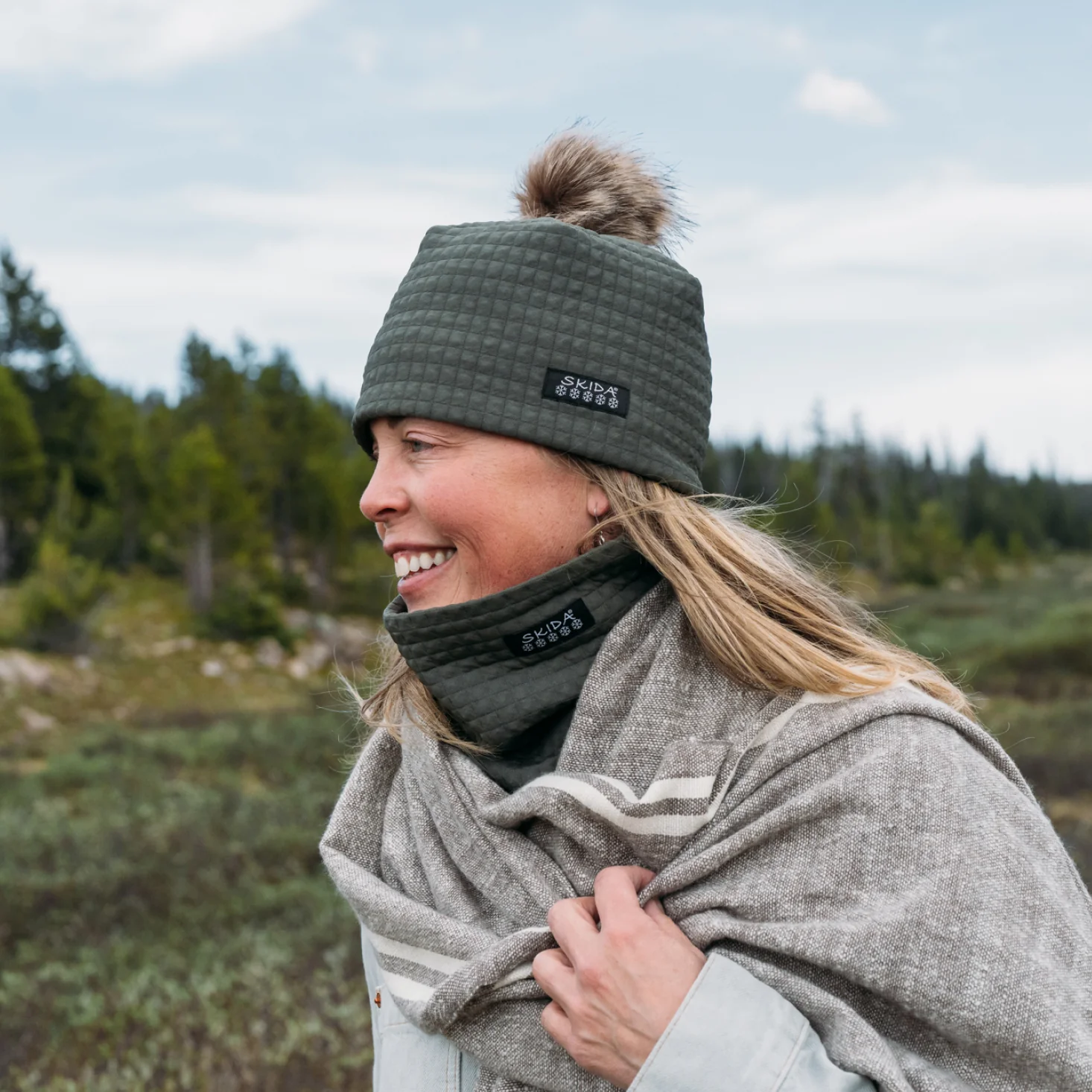 Thyme | Chateau Fleece-Lined Neckwarmer - Image 3
